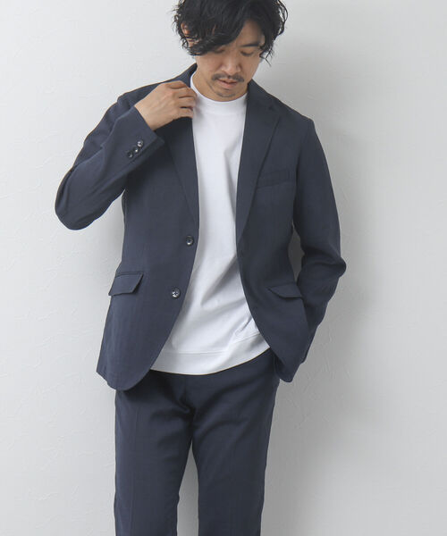 NOLLEY'S goodman(ノーリーズグッドマン)の「【WEB限定】《セットアップ対応》Soalon/ソアロン テーラードジャケット(テーラードジャケット・メンズ・ネイビー/ブルー系その他/オリーブ/ブラック系その他・L/XL/M/S)」の15枚目の写真