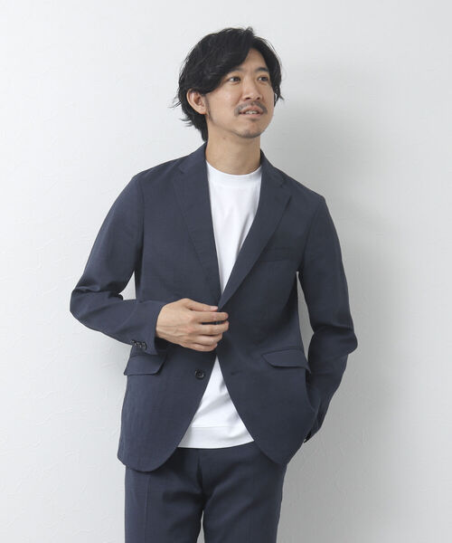 NOLLEY'S goodman(ノーリーズグッドマン)の「【WEB限定】《セットアップ対応》Soalon/ソアロン テーラードジャケット(テーラードジャケット・メンズ・ネイビー/ブルー系その他/オリーブ/ブラック系その他・L/XL/M/S)」の16枚目の写真