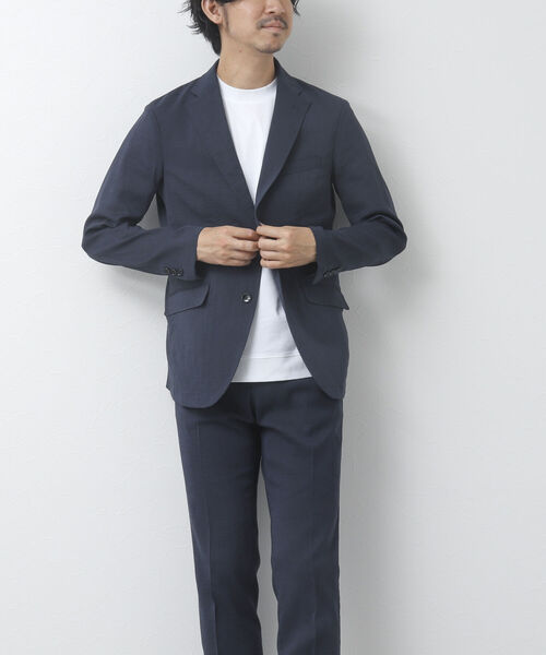 NOLLEY'S goodman(ノーリーズグッドマン)の「【WEB限定】《セットアップ対応》Soalon/ソアロン テーラードジャケット(テーラードジャケット・メンズ・ネイビー/ブルー系その他/オリーブ/ブラック系その他・L/XL/M/S)」の17枚目の写真