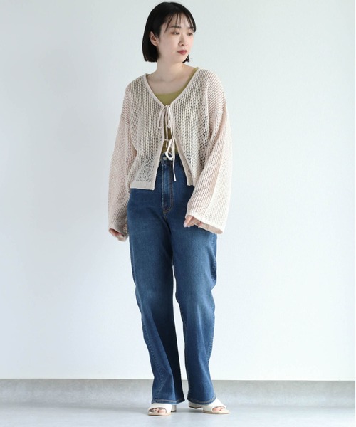 cepo(セポ)の「ICEデニム 90Sレギュラーストレート ※接触冷感※(デニムパンツ・レディース・ブルー系2/ブルー系3・S/M/L)」の6枚目の写真