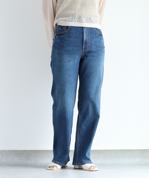 cepo(セポ)の「ICEデニム 90Sレギュラーストレート ※接触冷感※(デニムパンツ・レディース・ブルー系2/ブルー系3・S/M/L)」の3枚目の写真