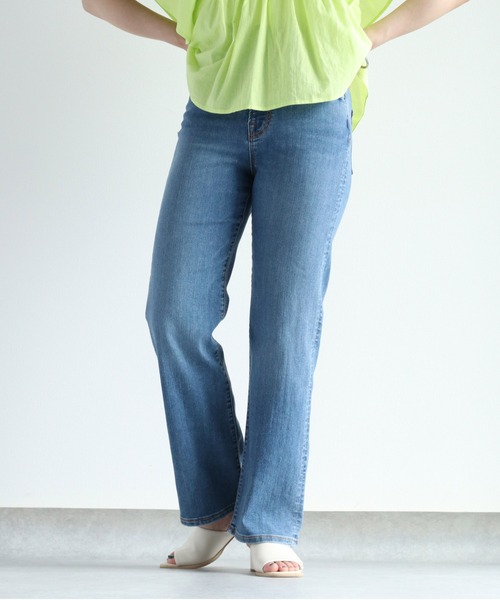 cepo(セポ)の「ICEデニム 90Sレギュラーストレート ※接触冷感※(デニムパンツ・レディース・ブルー系2/ブルー系3・S/M/L)」の21枚目の写真