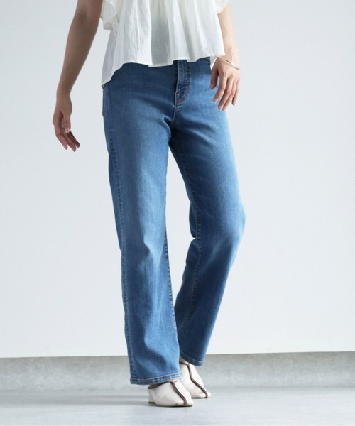 cepo(セポ)の「ICEデニム 90Sレギュラーストレート ※接触冷感※(デニムパンツ・レディース・ブルー系2/ブルー系3・S/M/L)」の11枚目の写真