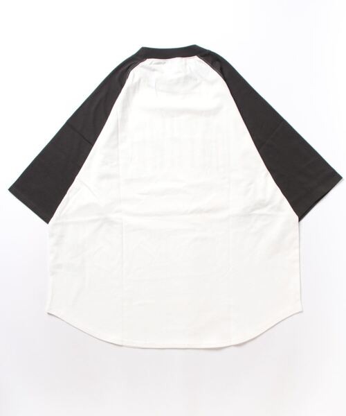 coca（coca）（コカ）の「メンズラグランプリントTシャツ（Tシャツ/カットソー・メンズ・ブラック・M/L/XL）」の7枚目の写真