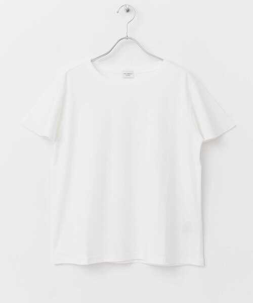 URBAN RESEARCH DOORS(アーバンリサーチドアーズ)の「シルケットコットンフレアスリーブプルオーバー(Tシャツ/カットソー・レディース・オフホワイト/ラベンダー/ネイビー・MEDIUM)」の10枚目の写真