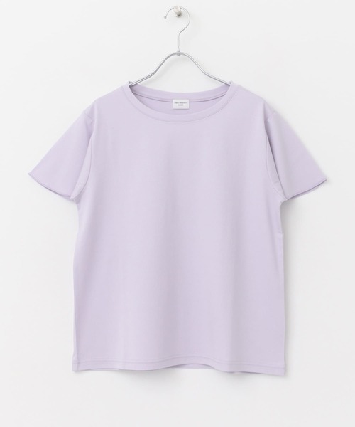 URBAN RESEARCH DOORS(アーバンリサーチドアーズ)の「シルケットコットンフレアスリーブプルオーバー(Tシャツ/カットソー・レディース・オフホワイト/ラベンダー/ネイビー・MEDIUM)」の9枚目の写真