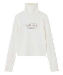 X-girl | WIDE RIB TURTLENECK TOP(Tシャツ/カットソー)