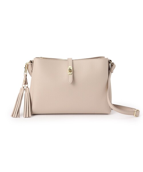 grove（グローブ）の「◆【人間工学】ダブルタッセル3層ショルダー（ショルダーバッグ・レディース・ライトグレー/ブラック/ライトブルー/アイボリー・00）」の17枚目の写真