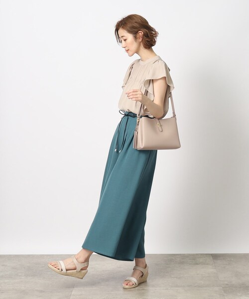 grove（グローブ）の「◆【人間工学】ダブルタッセル3層ショルダー（ショルダーバッグ・レディース・ライトグレー/ブラック/ライトブルー/アイボリー・00）」の19枚目の写真