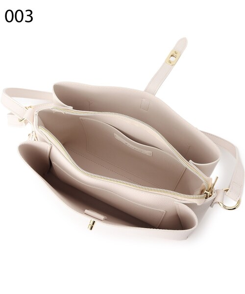 grove（グローブ）の「◆【人間工学】ダブルタッセル3層ショルダー（ショルダーバッグ・レディース・ライトグレー/ブラック/ライトブルー/アイボリー・00）」の22枚目の写真