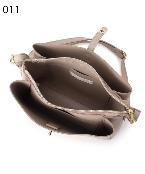 grove（グローブ）の「◆【人間工学】ダブルタッセル3層ショルダー（ショルダーバッグ・レディース・ライトグレー/ブラック/ライトブルー/アイボリー・00）」の16枚目の写真