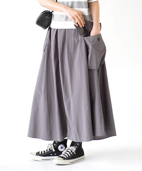 ビッグポケット エアリーカーゴスカート（スカート）｜apartment department（アパートメントデパートメント）