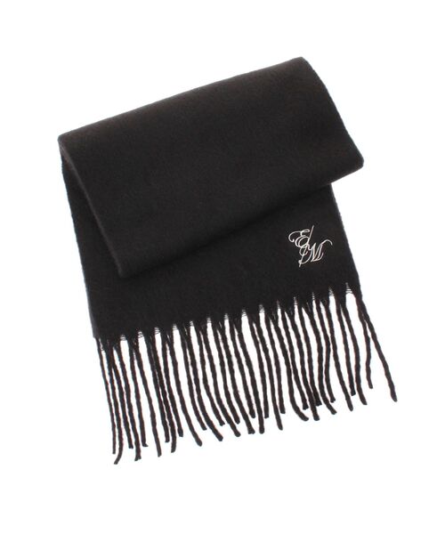 EATME（イートミー）の「E/Mロゴ刺繍マフラー（マフラー・レディース・ブラック/ピンク/アイボリー・FREE）」の22枚目の写真