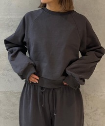INTER FACTORY | WEARISTA yan - ショート丈スウェットトップス(スウェット)
