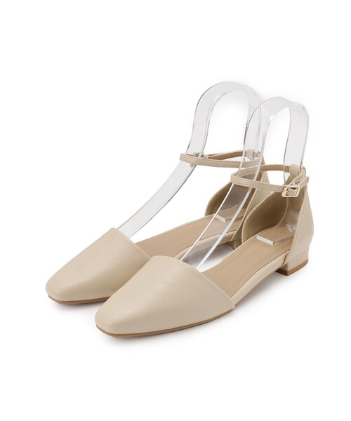 ESPERANZA(エスペランサ)の「フラットセパレートパンプス【ESPERANZA_blanca】(パンプス・レディース・ブラック/アイボリー・S/M/L)」の5枚目の写真