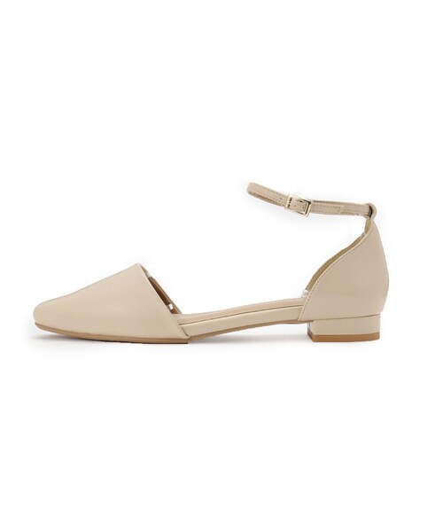 ESPERANZA(エスペランサ)の「フラットセパレートパンプス【ESPERANZA_blanca】(パンプス・レディース・ブラック/アイボリー・S/M/L)」の6枚目の写真