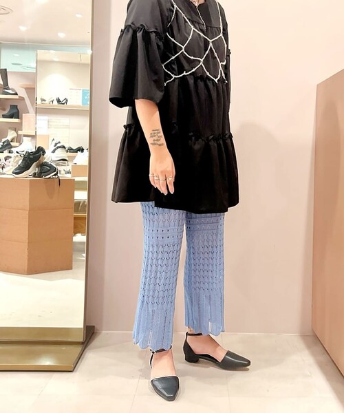 ESPERANZA(エスペランサ)の「フラットセパレートパンプス【ESPERANZA_blanca】(パンプス・レディース・ブラック/アイボリー・S/M/L)」の21枚目の写真