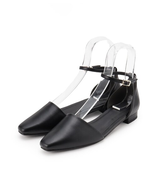 ESPERANZA(エスペランサ)の「フラットセパレートパンプス【ESPERANZA_blanca】(パンプス・レディース・ブラック/アイボリー・S/M/L)」の3枚目の写真