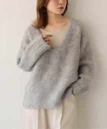 CLEIO | 【CLEIO】シャギーUネックニット(ニット/セーター)
