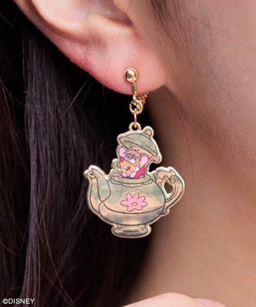 Disney（ディズニー）の「ディズニー　ふしぎの国のアリス ドーマウスメタルイヤリング（イヤリング・レディース・ゴールド系その他・FREE）」の3枚目の写真
