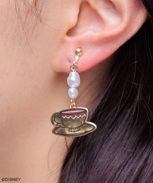 Disney（ディズニー）の「ディズニー　ふしぎの国のアリス ドーマウスメタルイヤリング（イヤリング・レディース・ゴールド系その他・FREE）」の2枚目の写真