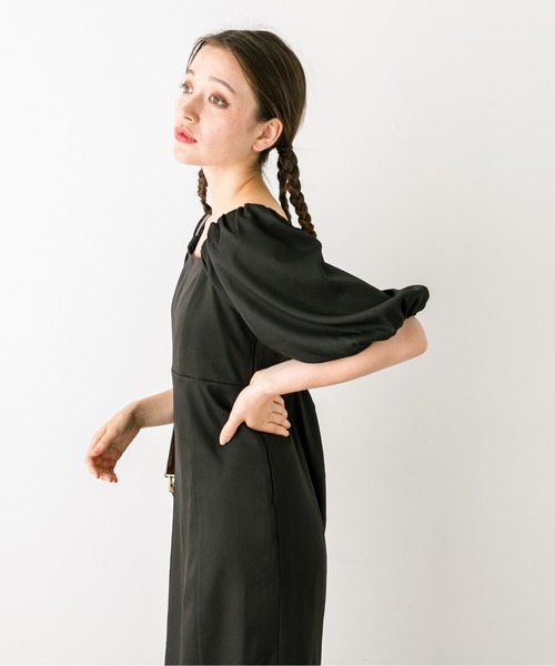 OLIVE des OLIVE（オリーブデオリーブ）の「バックオープンワンピース　1032090110（ワンピース・レディース・ブルー/ブラック/チェック・FREE）」の8枚目の写真