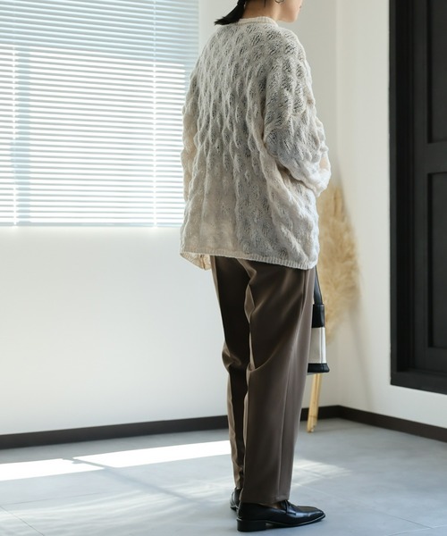 セール】ぽこぽこシアーニット / オーバーサイズニット（ニット