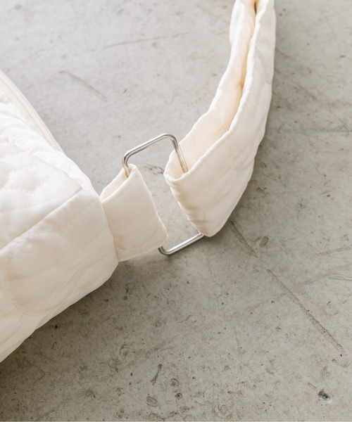 Miffy( ミッフィー)の「miffyキルティングバッグ 1032180020(ショルダーバッグ・レディース・ブラック/オフホワイト・FREE)」の5枚目の写真