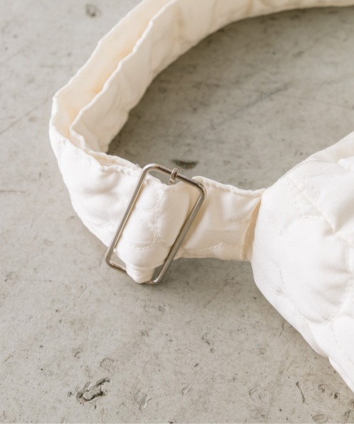 Miffy( ミッフィー)の「miffyキルティングバッグ 1032180020(ショルダーバッグ・レディース・ブラック/オフホワイト・FREE)」の6枚目の写真