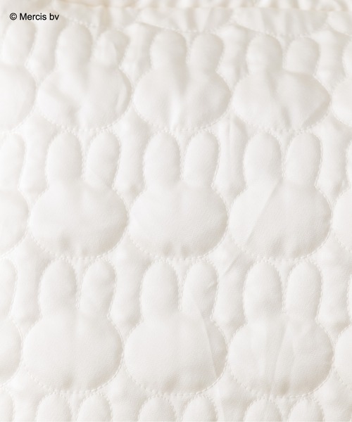 Miffy( ミッフィー)の「miffyキルティングバッグ 1032180020(ショルダーバッグ・レディース・ブラック/オフホワイト・FREE)」の9枚目の写真