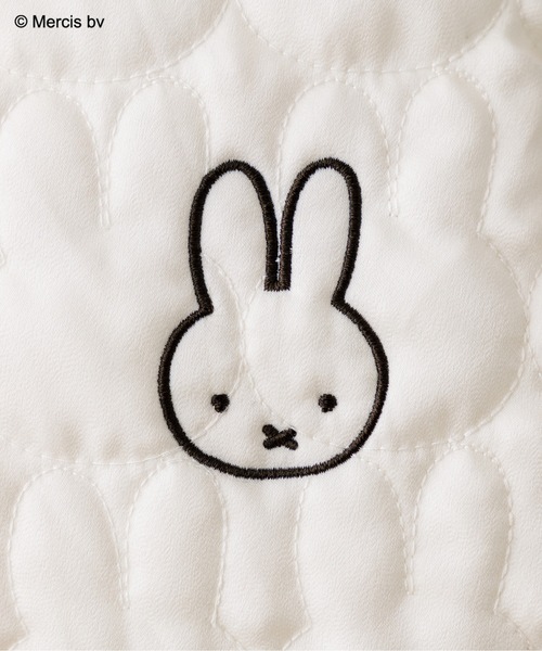 Miffy( ミッフィー)の「miffyキルティングバッグ 1032180020(ショルダーバッグ・レディース・ブラック/オフホワイト・FREE)」の10枚目の写真