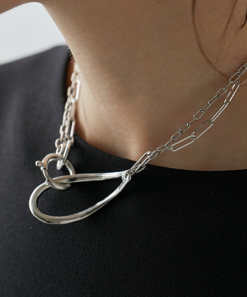 PAPILLONNER（パピヨネ）の「3WAYアレンジネックレス（ネックレス・レディース・シルバー/ゴールド・FREE）」の3枚目の写真