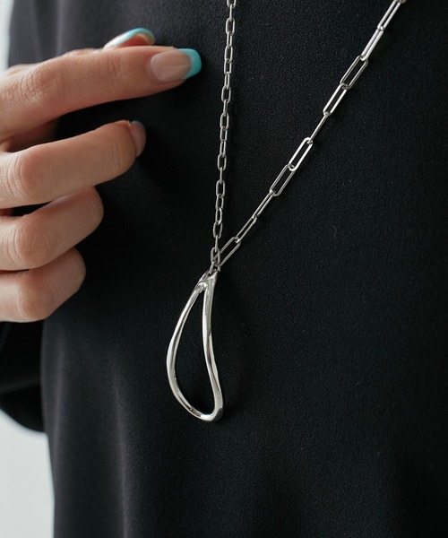 PAPILLONNER（パピヨネ）の「3WAYアレンジネックレス（ネックレス・レディース・シルバー/ゴールド・FREE）」の5枚目の写真