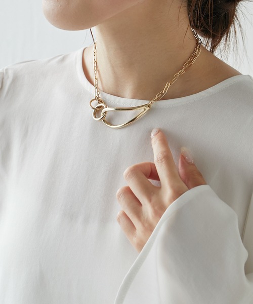 PAPILLONNER（パピヨネ）の「3WAYアレンジネックレス（ネックレス・レディース・シルバー/ゴールド・FREE）」の11枚目の写真