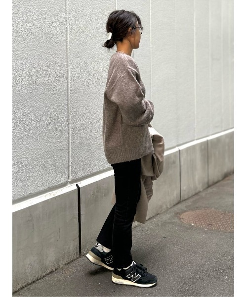 Salt&Pepper（ソルトアンドペッパー）の「【Salt&Pepper】ＷＯＯＬシャギークルーネックニット（ニット/セーター・メンズ・ブルー/ダークグレー/ベージュ・XL/M/L）」の18枚目の写真