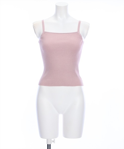 clear(クリア)の「リボンニットカーディガン&ニットキャミソールセット≪2024SS≫(アンサンブル・レディース・ブルー/ピンク/ブラック/アイボリー/グレイッシュベージュ・F)」の10枚目の写真