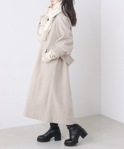 Chico（チコ）の「【WEB限定/REVIVAL】刺繍入り無地ストール（マフラー・レディース・ブラック/アイボリー/グレー・FREE）」の6枚目の写真