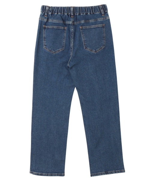 evernavy（エバーネイビー）の「ストレッチベイカーデニムパンツ（デニムパンツ・レディース・ブルー・M/L）」の2枚目の写真