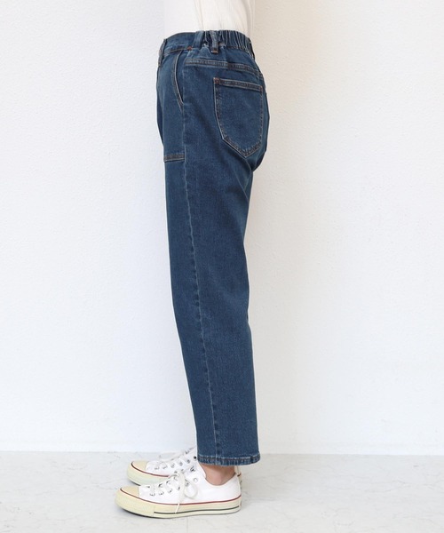 evernavy（エバーネイビー）の「ストレッチベイカーデニムパンツ（デニムパンツ・レディース・ブルー・M/L）」の20枚目の写真