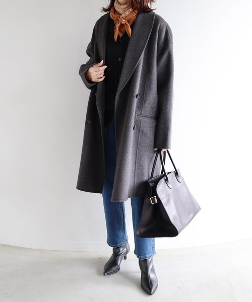 evernavy（エバーネイビー）の「ストレッチベイカーデニムパンツ（デニムパンツ・レディース・ブルー・M/L）」の3枚目の写真