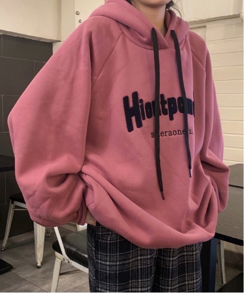 Burner（バーナー）の「【BURNER Recommend Select】パーカー カジュアル oku-tops-677707324215-23 U（パーカー・レディース・アイボリー/ネイビー/ピンク・M/L/XL）」の6枚目の写真