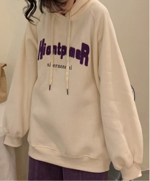 Burner（バーナー）の「【BURNER Recommend Select】パーカー カジュアル oku-tops-677707324215-23 U（パーカー・レディース・アイボリー/ネイビー/ピンク・M/L/XL）」の20枚目の写真
