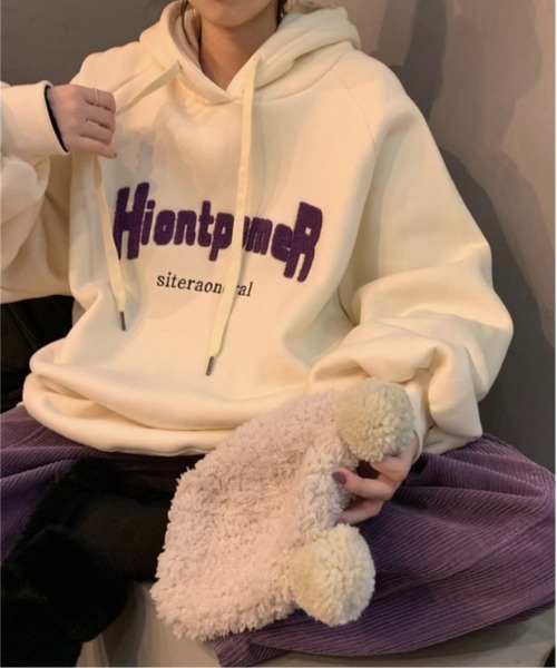 Burner（バーナー）の「【BURNER Recommend Select】パーカー カジュアル oku-tops-677707324215-23 U（パーカー・レディース・アイボリー/ネイビー/ピンク・M/L/XL）」の18枚目の写真