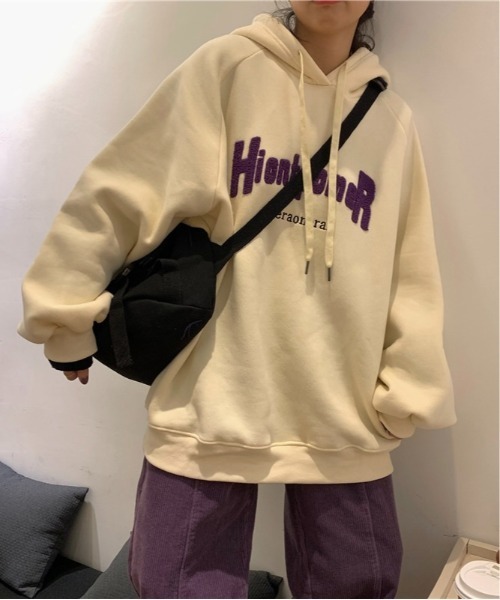 Burner（バーナー）の「【BURNER Recommend Select】パーカー カジュアル oku-tops-677707324215-23 U（パーカー・レディース・アイボリー/ネイビー/ピンク・M/L/XL）」の15枚目の写真