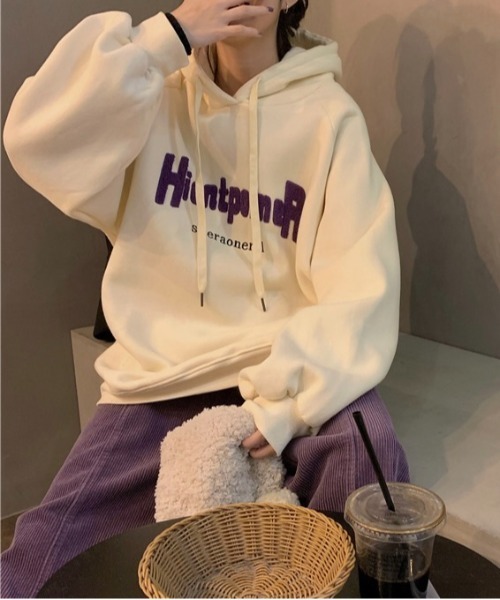 Burner（バーナー）の「【BURNER Recommend Select】パーカー カジュアル oku-tops-677707324215-23 U（パーカー・レディース・アイボリー/ネイビー/ピンク・M/L/XL）」の17枚目の写真