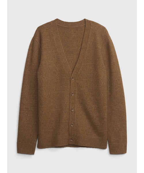 GAP（ギャップ）の「ライトウェイト カーディガン(ユニセックス)（カーディガン/ボレロ・メンズ・ブラウン/ネイビー/ライトグレー・L/S/M/XS/XL）」の5枚目の写真