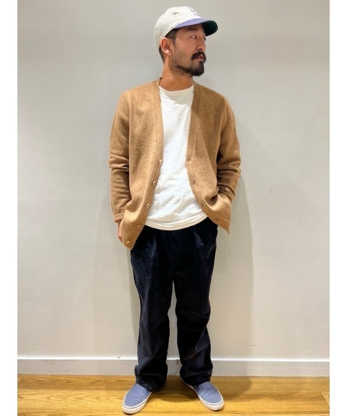 GAP（ギャップ）の「ライトウェイト カーディガン(ユニセックス)（カーディガン/ボレロ・メンズ・ブラウン/ネイビー/ライトグレー・L/S/M/XS/XL）」の14枚目の写真