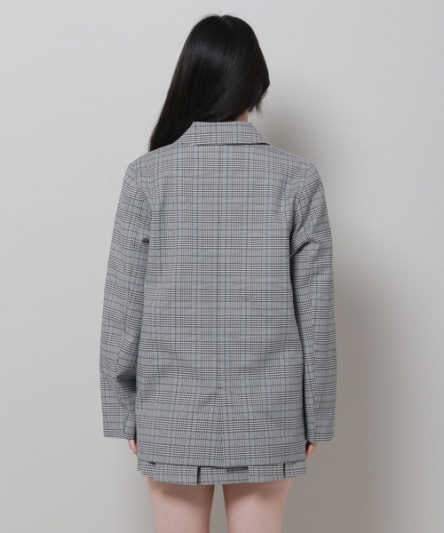 3.3 Field Trip （3.3フィールドトリップ）の「3.3 Field Trip／チェックジャケット 2977563（テーラードジャケット・レディース・グレー/ブラウン・FREE）」の18枚目の写真