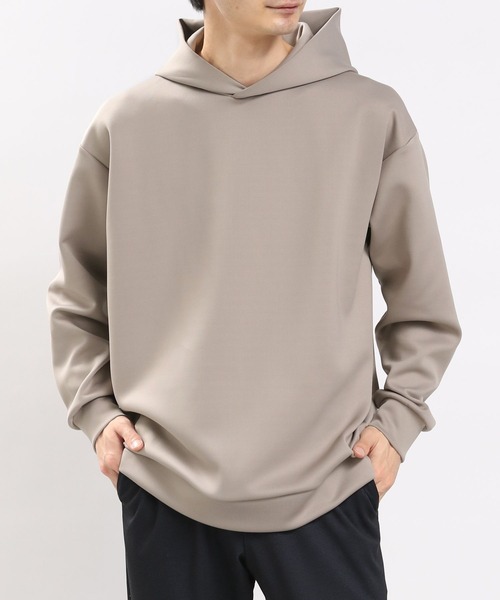 GLOBAL WORK Smile Seed Store（グローバルワーク スマイルシードストア）の「ダンボールスウェットパーカー（パーカー・メンズ・ホワイト系その他7/ネイビー/ブラック/ライトグレー・LARGE/SMALL/MEDIUM/X-LARGE）」の4枚目の写真