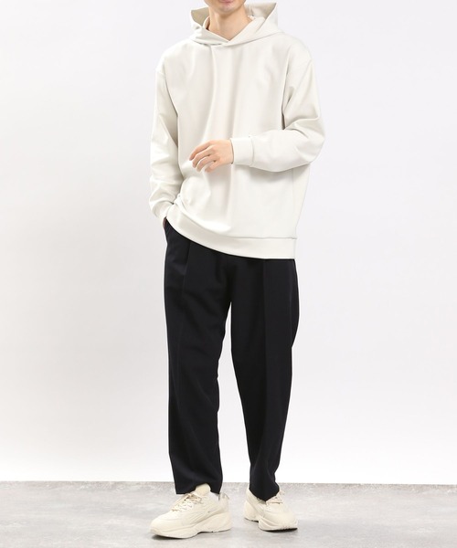 GLOBAL WORK Smile Seed Store（グローバルワーク スマイルシードストア）の「ダンボールスウェットパーカー（パーカー・メンズ・ホワイト系その他7/ネイビー/ブラック/ライトグレー・LARGE/SMALL/MEDIUM/X-LARGE）」の5枚目の写真